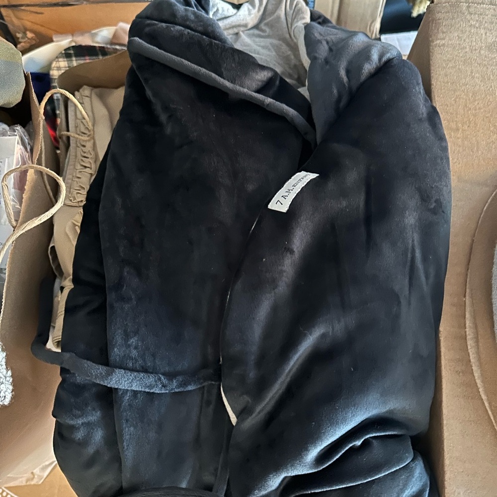 7am Enfant black velour cocoon stroller muff